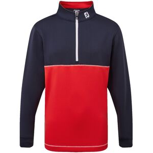 Footjoy Junior Boys Colour Block Chill-Out Half Zip Golf Pullover Jumper Fj Footjoy Junior Boys Colour Block Chill-Out Half Zip Golf Pullover Jumper Fj