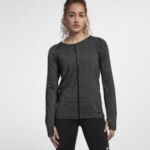 Womens Nike Hypercool Long Sleeve Running Top Size M (889631 010) Grey/ Black Womens Nike Hypercool Long Sleeve Running Top Size M (889631 010) Grey/ Black