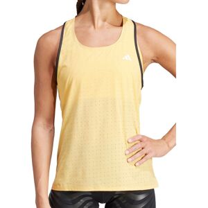 adidas Adizero Womens Running Vest Yellow Run Lightweight Sleeveless Tank Top adidas Adizero Womens Running Vest Yellow Run Lightweight Sleeveless Tank Top