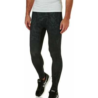 Oakley Base Tight Thermal Pants, Black Out Topo Map - Black Large Oakley Base Tight Thermal Pants, Black Out Topo Map - Black Large