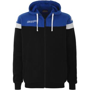Kappa Football Men'S Hoodie (Size L) Black And Blue Acciozi Hoodie - New Kappa Football Men'S Hoodie (Size L) Black And Blue Acciozi Hoodie - New
