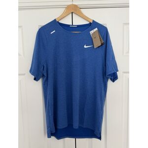 Nike Dri-Fit Rise 365 Running T-Shirt Blue Large Cj5420-481 Brand New With Tags Nike Dri-Fit Rise 365 Running T-Shirt Blue Large Cj5420-481 Brand New With Tags