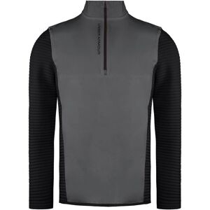 Under Armour Evolution Daytona Mens Grey/black Hybrid Golf Sweater Under Armour Evolution Daytona Mens Grey/black Hybrid Golf Sweater