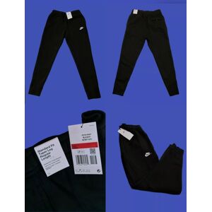 Nike Mens Black Foundation Fleece Joggers Size Uk Large 35-38\" Waist Bv2671-010 Nike Mens Black Foundation Fleece Joggers Size Uk Large 35-38\" Waist Bv2671-010