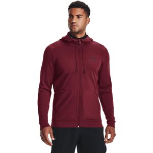 Under Armour Men'S Rush Warm-Up Full Zip Hoodie Burgundy Gym Training Fitness Ua Under Armour Men'S Rush Warm-Up Full Zip Hoodie Burgundy Gym Training Fitness Ua