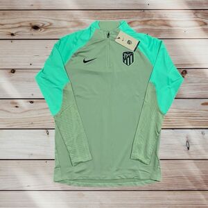 Nike Atletico Madrid Dri-Fit Strike 1/2 Zip Football Jacket Drill Top Mens Large Nike Atletico Madrid Dri-Fit Strike 1/2 Zip Football Jacket Drill Top Mens Large