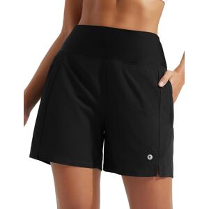 Baleaf Women'S Swim Shorts High Waisted With Zip Pokcets Liner Swimming Board R Baleaf Women'S Swim Shorts High Waisted With Zip Pokcets Liner Swimming Board R
