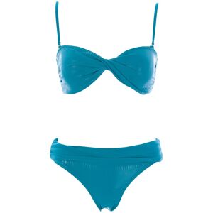 Naila Women'S Blue Goa Bandeau Bikini Set Goblu New Naila Women'S Blue Goa Bandeau Bikini Set Goblu New