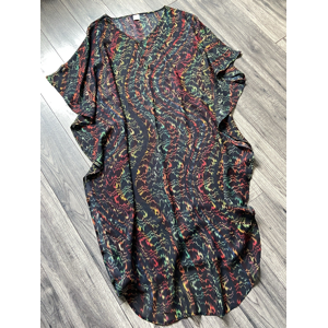 Paul Smith Swirl Stripe & Abstract Print Kaftan Tunic Made In Italy Retail £330 Paul Smith Swirl Stripe & Abstract Print Kaftan Tunic Made In Italy Retail £330