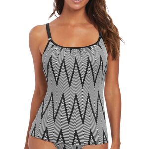 Fantasie Swimwear Geneva Underwired Scoop Neck Tankini Top Black/white 6594 Fantasie Swimwear Geneva Underwired Scoop Neck Tankini Top Black/white 6594