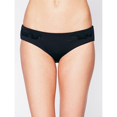 Zinke Women'S Black Ruffle Georgie Hipster Bikini Bottoms New Zinke Women'S Black Ruffle Georgie Hipster Bikini Bottoms New