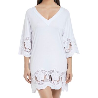 Fantasie Dione Tunic White Size L 14 16 Bikini Swimsuit Cover Up Beach 6364 New Fantasie Dione Tunic White Size L 14 16 Bikini Swimsuit Cover Up Beach 6364 New