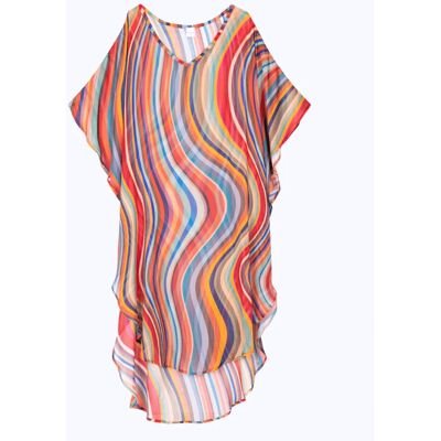 Paul Smith Women'S Signature Swirl Sheer Kaftan Tunic One Size Bnwt £260 Paul Smith Women'S Signature Swirl Sheer Kaftan Tunic One Size Bnwt £260