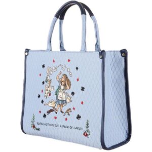 Signare Alice In Wonderland Nothing But Cards Blue City Handbag Grab Bag Large Signare Alice In Wonderland Nothing But Cards Blue City Handbag Grab Bag Large