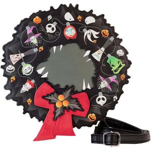 Loungefly Nightmare Before Christmas Wreath String Lights Glow Crossbody Bag New Loungefly Nightmare Before Christmas Wreath String Lights Glow Crossbody Bag New