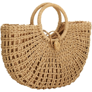 Does Not Apply Summer Beach Bag, Women Straw Tote Rattan Bag Shopping Basket Casual Handbag For Does Not Apply Summer Beach Bag, Women Straw Tote Rattan Bag Shopping Basket Casual Handbag For