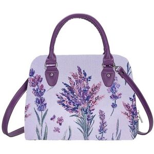 Purple Floral Handbag Crossbody Lavender Recycled Polyester Signare Women Purple Floral Handbag Crossbody Lavender Recycled Polyester Signare Women