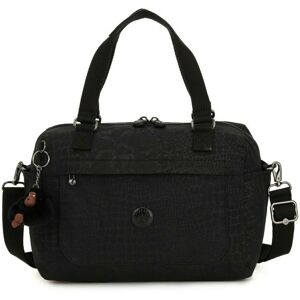 Kipling Flora Small Shoulder Bag With Removable Shoulder Strap - Black Crocel Kipling Flora Small Shoulder Bag With Removable Shoulder Strap - Black Crocel