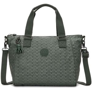 Kipling Amiel Medium Handbag - Sign Green Emb Rrp £93 Kipling Amiel Medium Handbag - Sign Green Emb Rrp £93