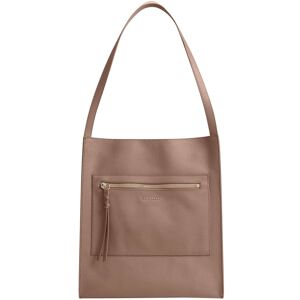 Ted Baker Womens Taala Soft Slouch Small Boxy Leather Tote Bag - Taupe Ted Baker Womens Taala Soft Slouch Small Boxy Leather Tote Bag - Taupe
