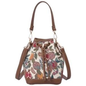 Signare Womens Small Bucket Bag Cross Body Drawstring Close Travel Lemon Fruit Tapestry Signare Womens Small Bucket Bag Cross Body Drawstring Close Travel Lemon Fruit Tapestry