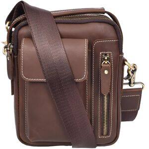 A1 Fashion Goods Mens Real Leather Messenger Bag Multiple Zip Pockets Sling Organiser Man Bag Ayd A1 Fashion Goods Mens Real Leather Messenger Bag Multiple Zip Pockets Sling Organiser Man Bag Ayd