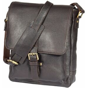 House Of Leather Mens Real Leather Cross Body Flap Over Shoulder Bag Travel Pouch Brown House Of Leather Mens Real Leather Cross Body Flap Over Shoulder Bag Travel Pouch Brown