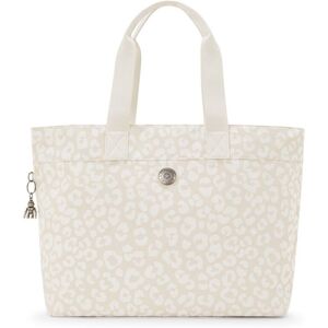 Kipling Colissa Large Tote - White Cheetah J Rrp £117 Kipling Colissa Large Tote - White Cheetah J Rrp £117