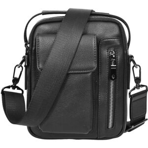 House Of Leather Mens Real Leather Cross Body Bag Small Organiser Utility Pouch Hudson Black House Of Leather Mens Real Leather Cross Body Bag Small Organiser Utility Pouch Hudson Black