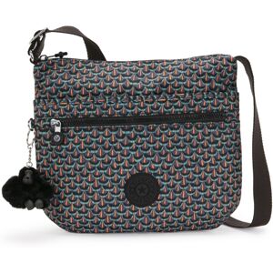 Kipling Medium Crossbody Bag Arto Shoulder Bag Geo Feather Print Fw2025 Rrp £78 Kipling Medium Crossbody Bag Arto Shoulder Bag Geo Feather Print Fw2025 Rrp £78