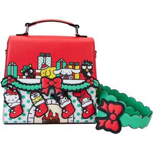 Loungefly Hello Kitty & Friends Christmas Holiday Fire Place Crossbody Bag Loungefly Hello Kitty & Friends Christmas Holiday Fire Place Crossbody Bag