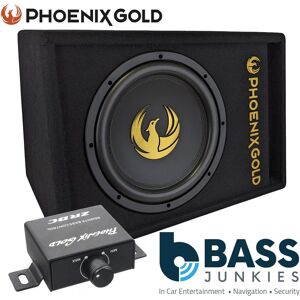 Phoenix Gold Z12ab 12\"Active Subwoofer With Slim Loaded Bass Box Phoenix Gold Z12ab 12\"Active Subwoofer With Slim Loaded Bass Box