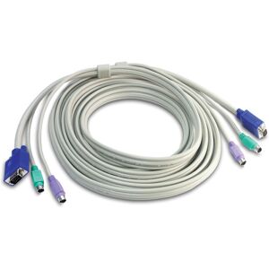 Ps2 Vga Combo Kvm Male To Male Cable, 15 Ft, Connect With Trendnet Kvm Ps2 Vga Combo Kvm Male To Male Cable, 15 Ft, Connect With Trendnet Kvm