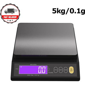 Does Not Apply 5kg/0.1g 10kg/1g Digital Kitchen Scale Stainless Steel Waterproof Lcd For Baking Does Not Apply 5kg/0.1g 10kg/1g Digital Kitchen Scale Stainless Steel Waterproof Lcd For Baking