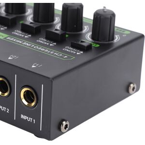 ¦4 Channel Mixer Rgb Light Low Noise Multifunctional Dj Controller Sound Mixer ¦4 Channel Mixer Rgb Light Low Noise Multifunctional Dj Controller Sound Mixer
