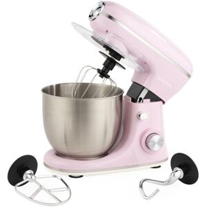 Salter Retro Stand Mixer, 5l Bowl, 1300w, 8 Speeds, Dough Hook, Whisk, Pink Salter Retro Stand Mixer, 5l Bowl, 1300w, 8 Speeds, Dough Hook, Whisk, Pink