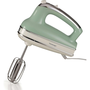 Does Not Apply 548/04 Retro Style Hand Mixer Electric Whisk, 5 Speed & Turbo Function, Eject Bu Does Not Apply 548/04 Retro Style Hand Mixer Electric Whisk, 5 Speed & Turbo Function, Eject Bu