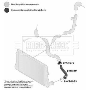 Borg & Beck Charger Air Hose - Bth1149 Borg & Beck Charger Air Hose - Bth1149
