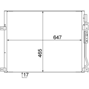 Mahle A/c Condenser Parallel Cooling Pipes Fits Jeep Commander Grand Cherokee Mahle A/c Condenser Parallel Cooling Pipes Fits Jeep Commander Grand Cherokee