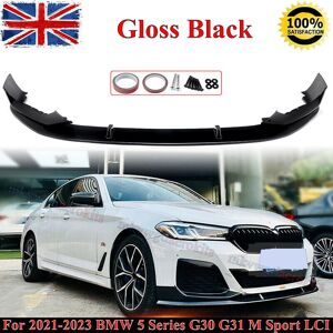 Gloss Black M Performance Front Bumper Lip Spoiler For Bmw 5 Series G30 Lci 21+ Gloss Black M Performance Front Bumper Lip Spoiler For Bmw 5 Series G30 Lci 21+