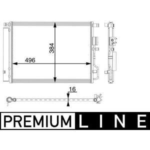 Mahle A/c Condenser Parallel Cooling Pipes Fits Hyundai Tucson Kia Sportage Mahle A/c Condenser Parallel Cooling Pipes Fits Hyundai Tucson Kia Sportage