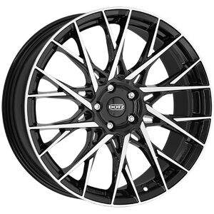 Dotz Fuji Dark Alloy Wheel - 7.5x18 - 5x108 - Black Dotz Fuji Dark Alloy Wheel - 7.5x18 - 5x108 - Black