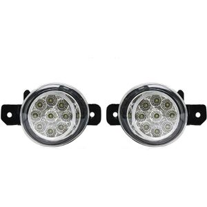 Eurowagens Front Fog Light Set Multi Led Ultra Bright White For Nissan Primera 01-07 Lamps Eurowagens Front Fog Light Set Multi Led Ultra Bright White For Nissan Primera 01-07 Lamps
