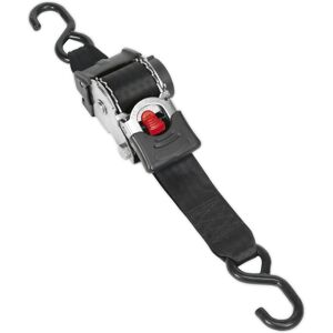 Sealey Auto Retractable Ratchet Tie Down 50mm X 3m - Atd50301 Sealey Auto Retractable Ratchet Tie Down 50mm X 3m - Atd50301