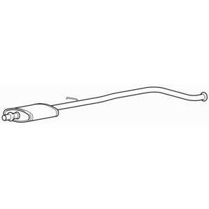 Premium Centre Exhaust Middle Silencer For Peugeot 406 Lfy(Xu7jp4) 1.8 (1999-2000) Premium Centre Exhaust Middle Silencer For Peugeot 406 Lfy(Xu7jp4) 1.8 (1999-2000)