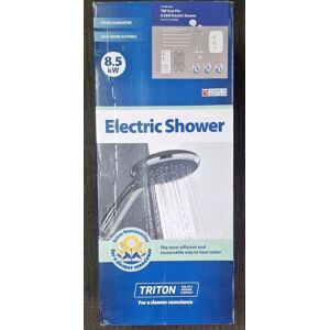 Triton T80 Easi-Fit + Electric Shower 8.5kw - White Sw8008efpw Triton T80 Easi-Fit + Electric Shower 8.5kw - White Sw8008efpw