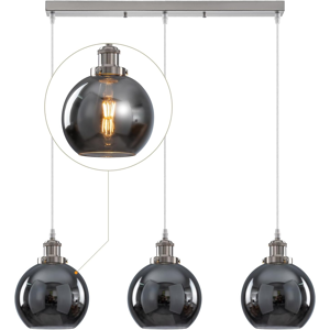 Does Not Apply Ceiling Lighting Vintage, 3 Pendant Ceiling Light, Glass Grey Lampshades, Adjust Does Not Apply Ceiling Lighting Vintage, 3 Pendant Ceiling Light, Glass Grey Lampshades, Adjust