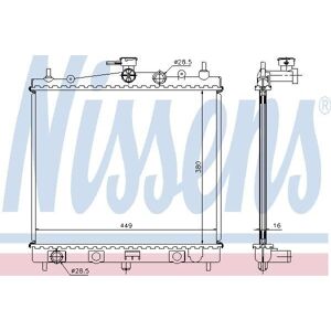 Nissens Radiator For Nissan Micra Cr12de 1.2 Litre October 2002 To April 2011 Nissens Radiator For Nissan Micra Cr12de 1.2 Litre October 2002 To April 2011
