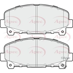 Apec Honda Accord Front Brake Pad Set - Model K24z3 Apec Honda Accord Front Brake Pad Set - Model K24z3