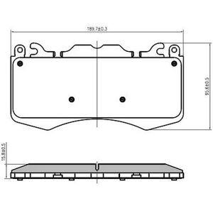 National Auto Parts Nap Front Brake Pads For Land Rover Range Rover Sport 3.0 Jul 2016 To Dec 2018 National Auto Parts Nap Front Brake Pads For Land Rover Range Rover Sport 3.0 Jul 2016 To Dec 2018